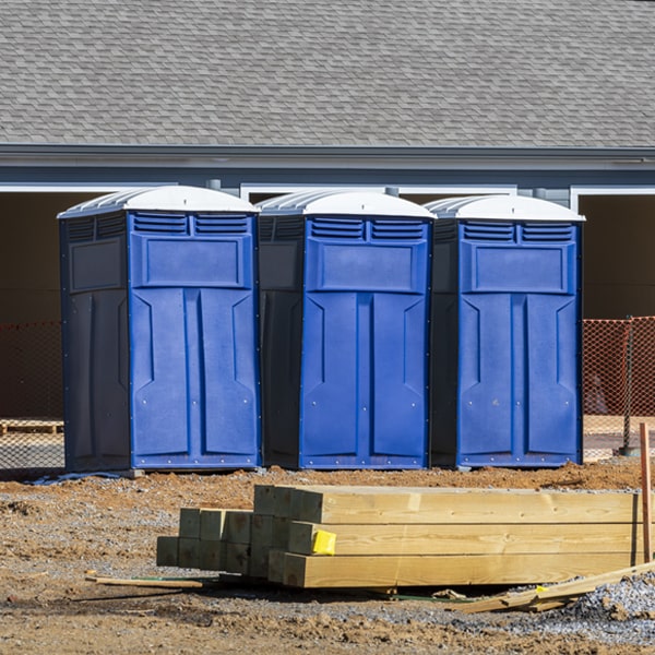 how can i report damages or issues with the portable restrooms during my rental period in Fulton Kentucky